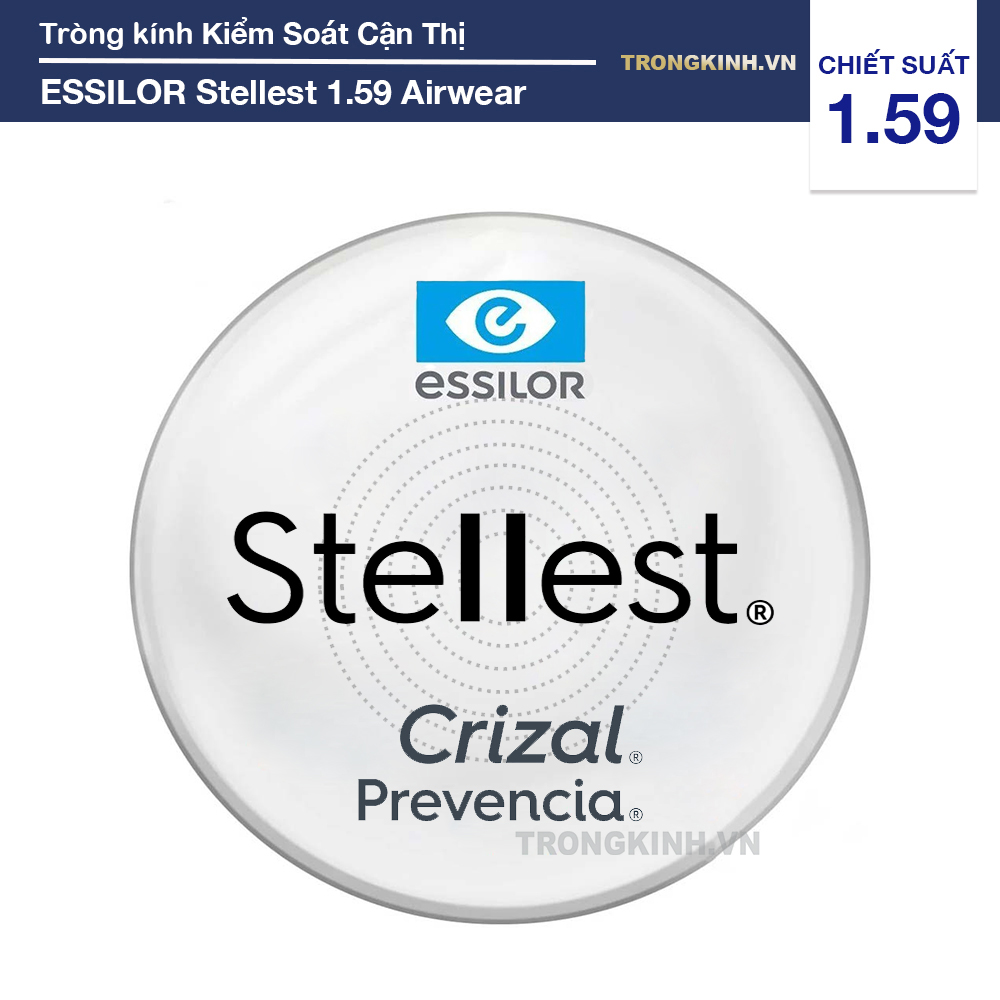 Tròng kính Essilor EssilorStellestCrizalPrevencia 1.59